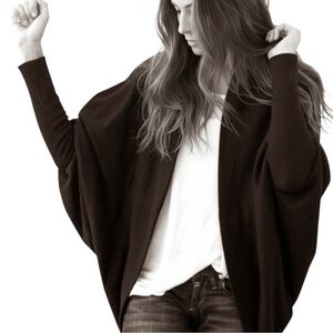 Norma Kamali Batwing Cocoon Cardigan Jacket